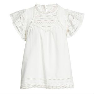 Sea Lina Eyelet Top
